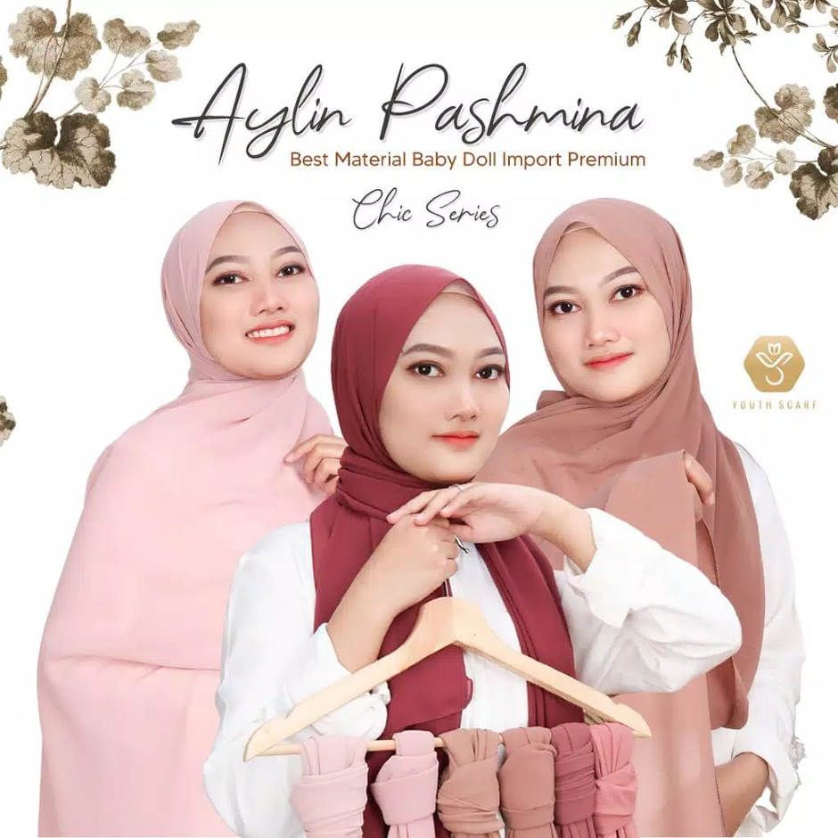 PASHMINA CERUTI BABY DOL PREMIUM - AYLIN PASHMINA (chic series)