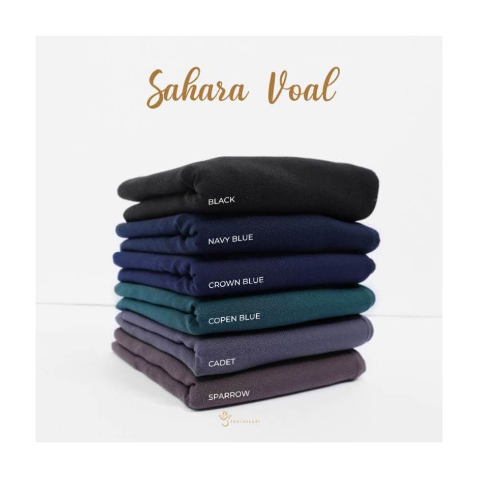 HIJAB / JILBAB SEGI EMPAT VOAL SUPERFINE  - SAHARA   YOUTHSCARF (basic series)