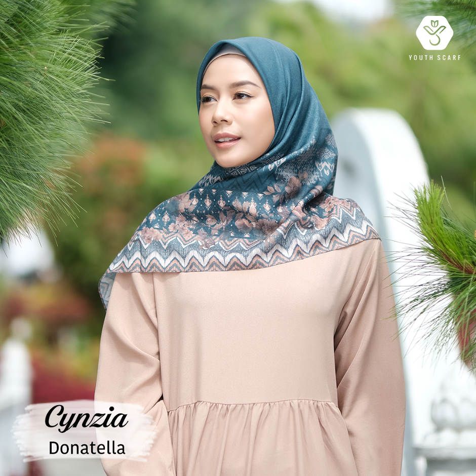 HIJAB VOAL PRINTING REGULER - YOUTHSCARF DONATELLA SERIES -CYNZIA