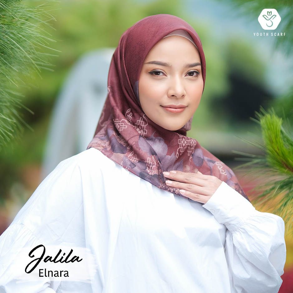 HIJAB VOAL PRINTING REGULER - YOUTHSCARF ELNARA SERIES-JALILA