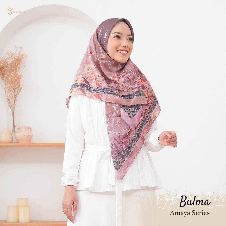 HIJAB VOAL PRINTING REGULER - YOUTHSCARF AMAYA SERIES -BULMA