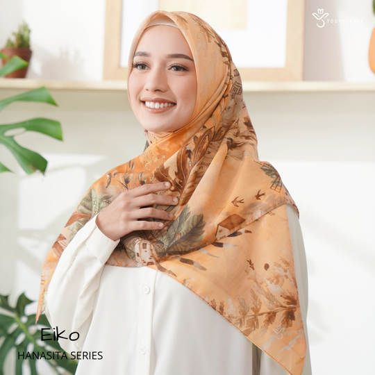 HIJAB VOAL PRINTING REGULER - YOUTHSCARF HANASITA SERIES -EIKO