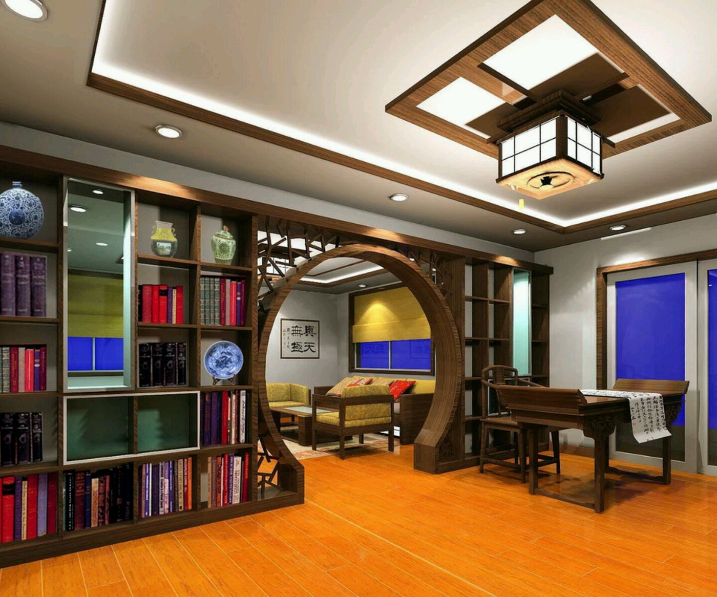 Modern Study Room Interior Design