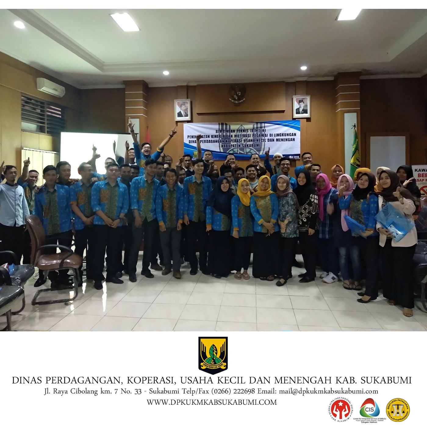 DPKUKM melakukan Bimtek Peningkatan Kinerja dan Motivasi Pegawai di Lingkungan DPKUKM