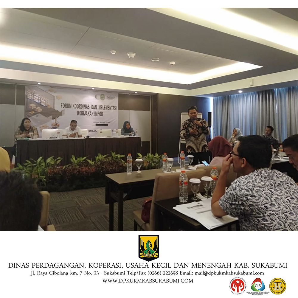 DPKUKM Mengikuti Forum Koordinasi dan Implementasi Kebijakan Impor