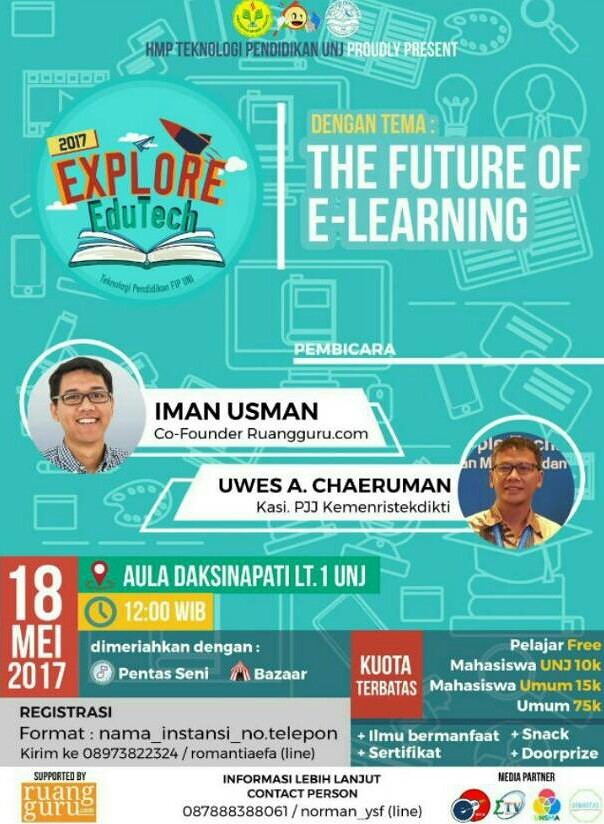 Online learning; Solusi masalah pendidikan di Indonesia