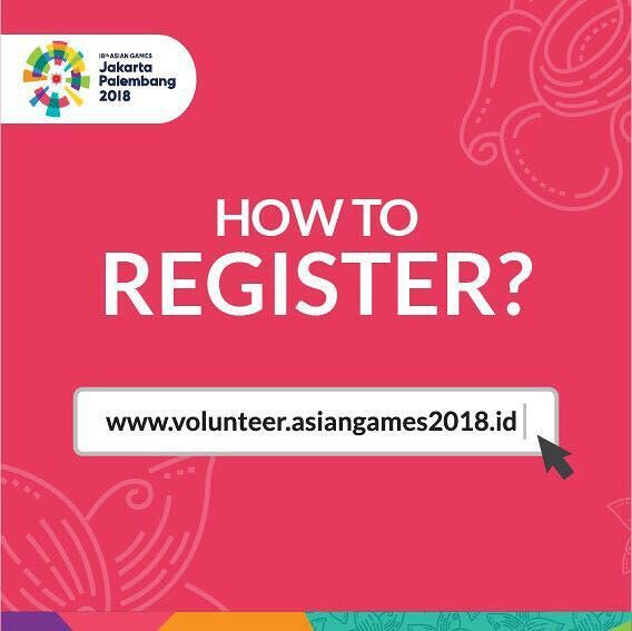 Perekrutan volunteer Asian Games ke-18 akhirnya dibuka