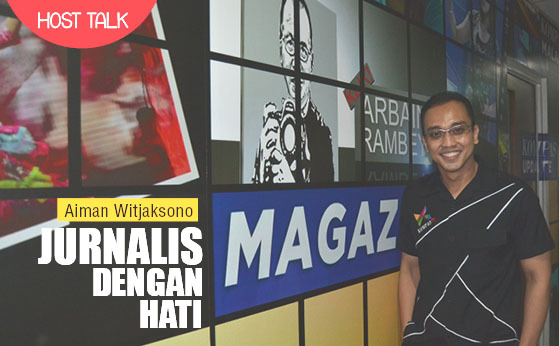 Aiman Witjaksono: Menyuarakan jurnalisme dengan hati
