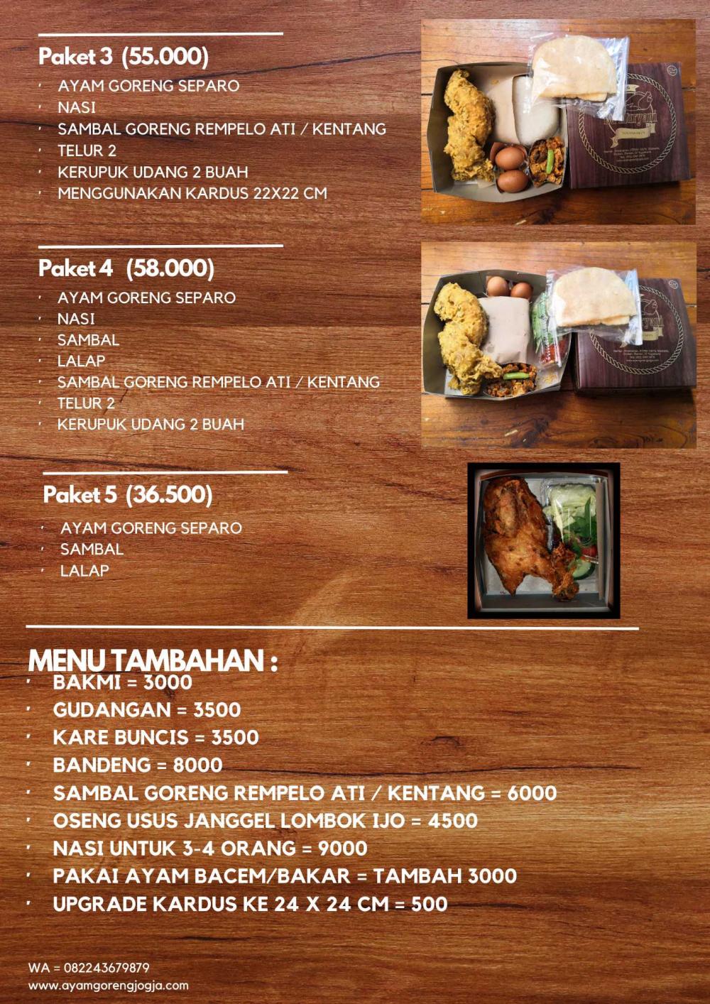 Paket ayam separo 2