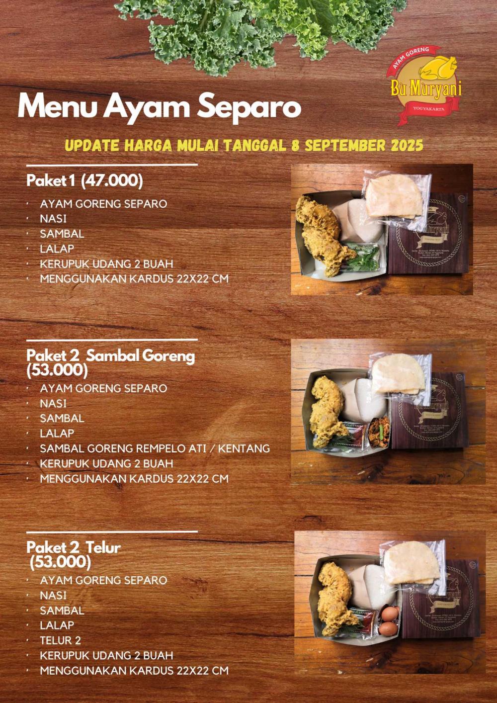 Paket ayam separo 1