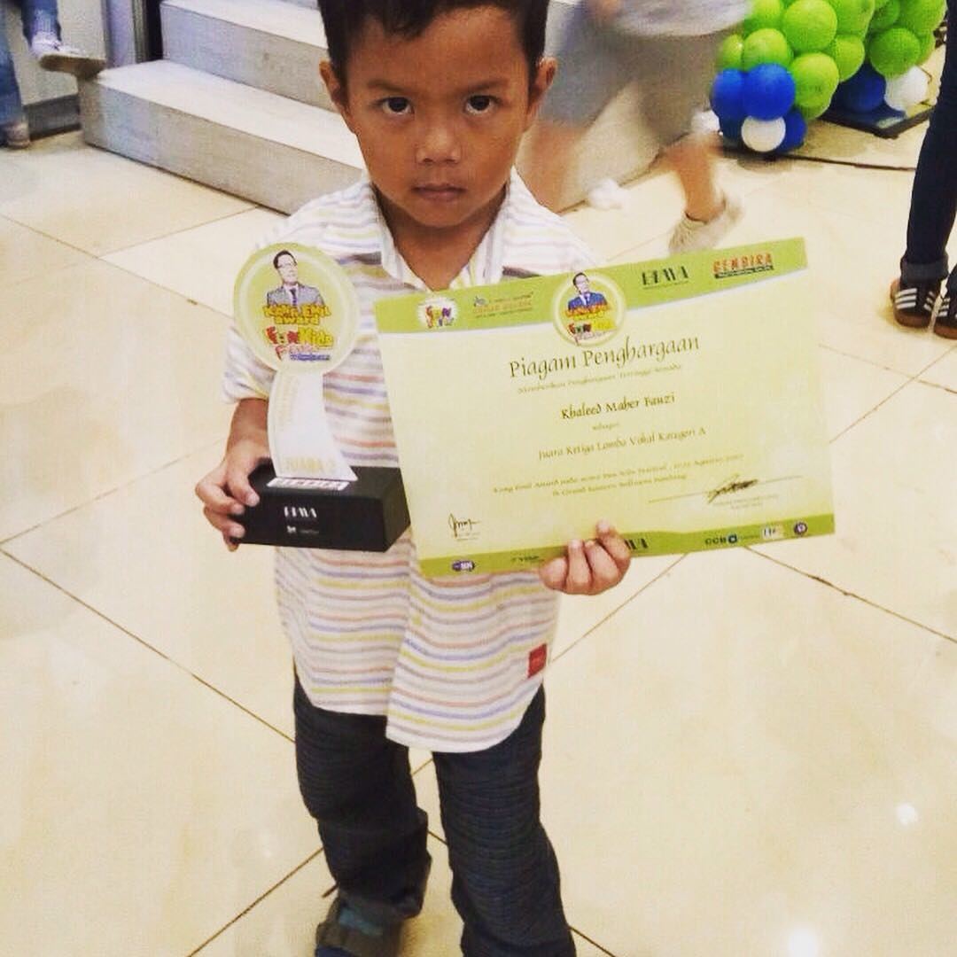 Juara 3 Lomba Vocal.