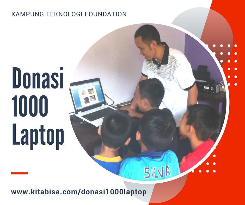 Donasi 1000 Laptop
