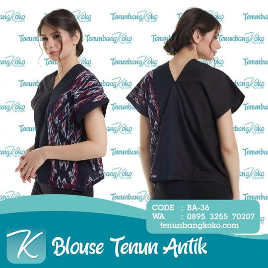 Blus Tenun  Antik Tenun  Bang Koko BA 36