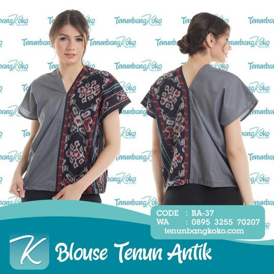 Blus Tenun  Antik Tenun  Bang Koko BA 37