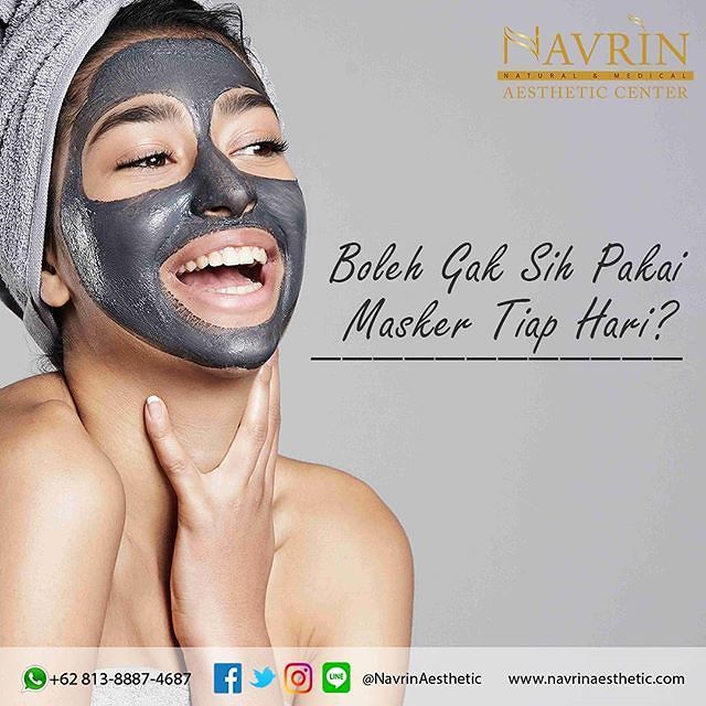 Boleh ga sih pakai masker tiap hari ?