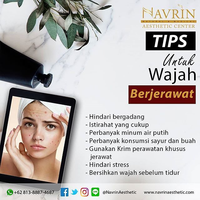Tips Wajah Berjerawat