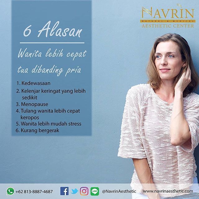 6 Alasan Wanita Lebih Cepat Tua Dibanding Pria