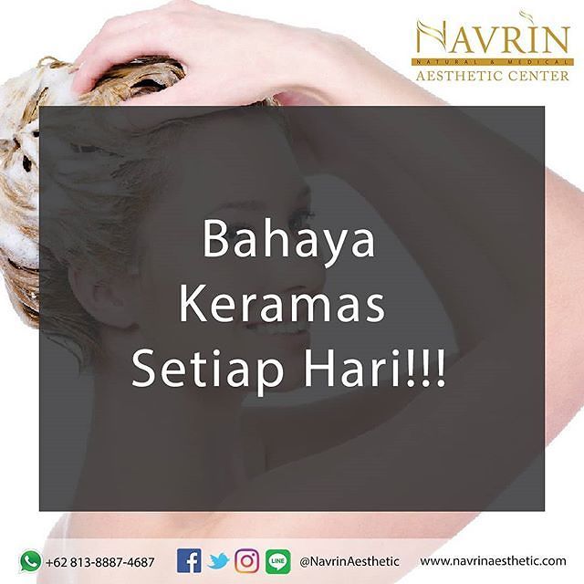 Bahaya Keramas Setiap Hari