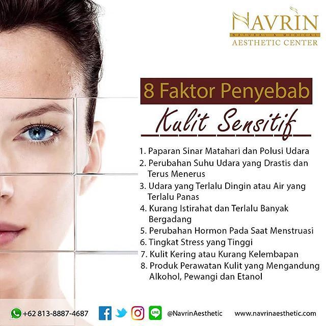 8 Faktor Penyebab Kulit Sensitif