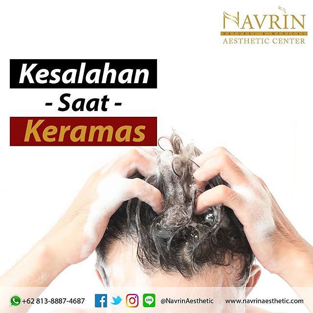 Kesalahan Saat Keramas