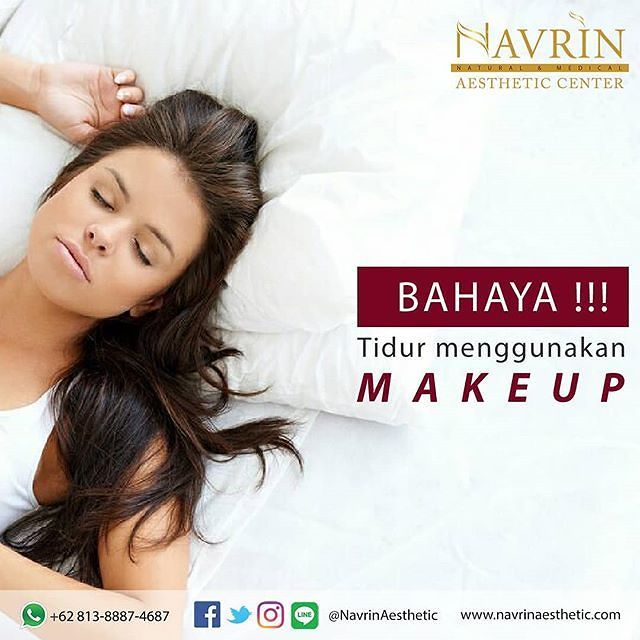 Bahaya Tidur Menggunakan Makeup