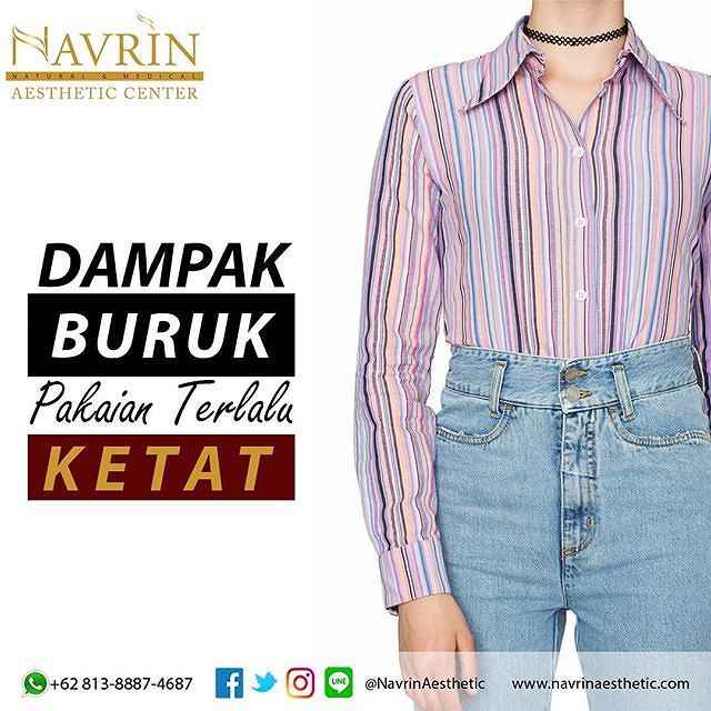 5 Bahaya Menggunakan Pakaian Ketat