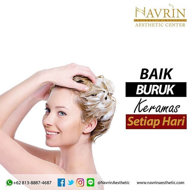 Apakah keramas setiap hari baik atau buruk?
