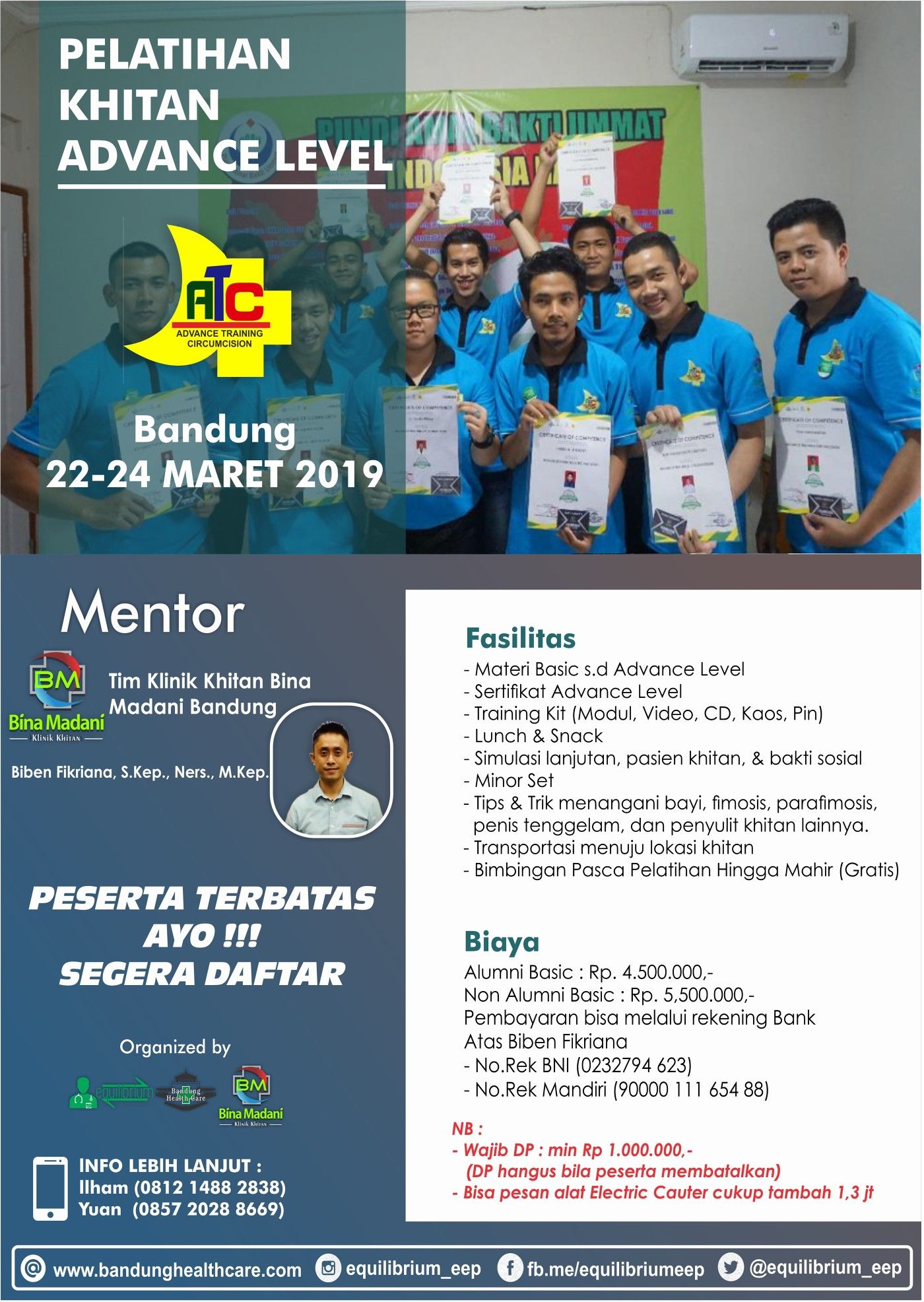 Pelatihan Khitan Advance Level Maret 2019