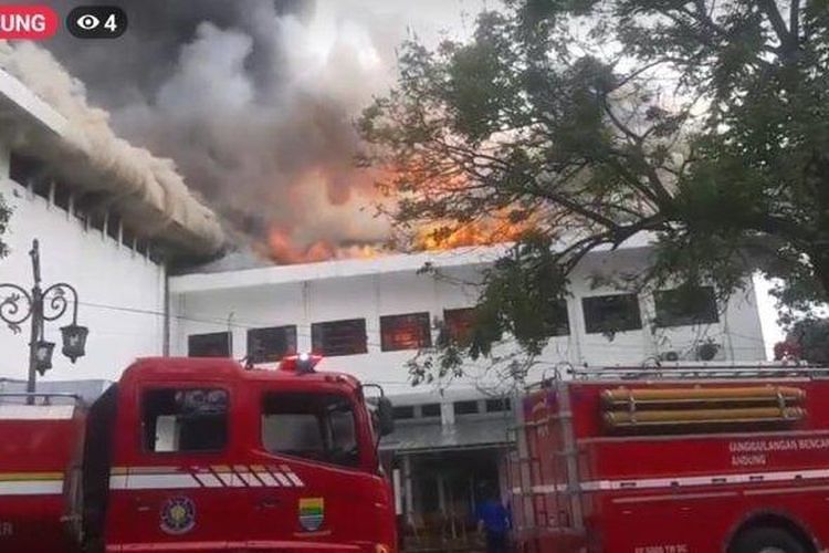 Kebakaran Gedung Balaikota Bandung, Polisi Amankan Mandor Bangunan