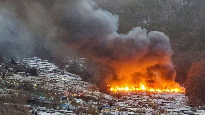 Kebakaran Area Kumuh di Seoul, 500 Orang Dievakuasi