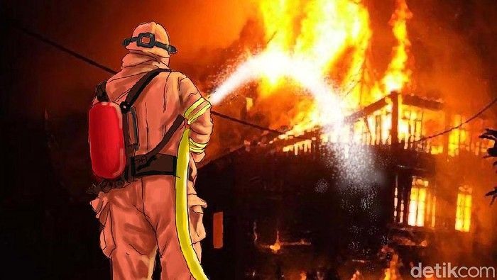 Kebakaran Toko Material di Bekasi, 3 Orang Menjadi Korban