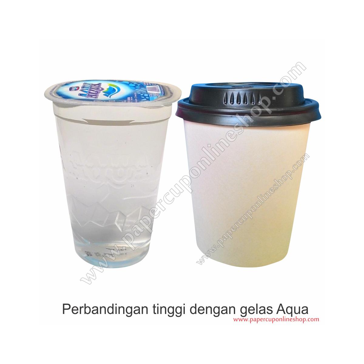 Papercup Hot 8 Oz Polos @ 1.000 pcs