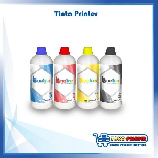 Tinta DYE One Ink HP 1 Liter (1 set 4 warna)