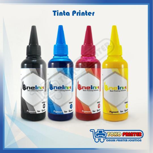 Tinta Pigment Anti Air untuk Printer Epson (C-M-Y-K)