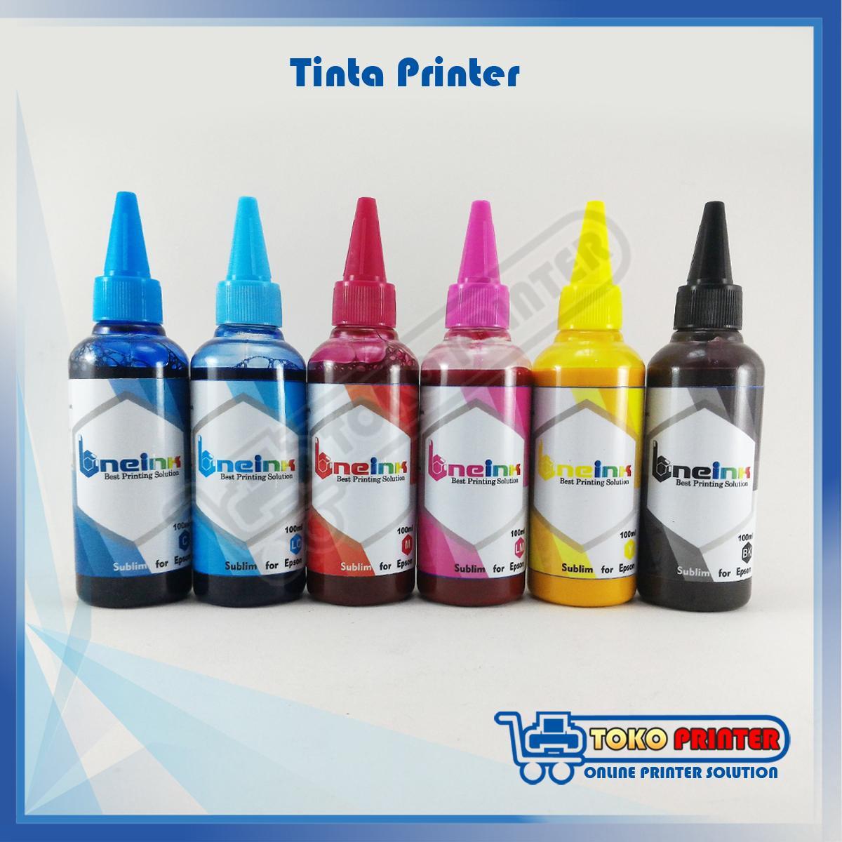 Tinta Sublim One Ink Epson 100ml (1 Set 6 Warna)