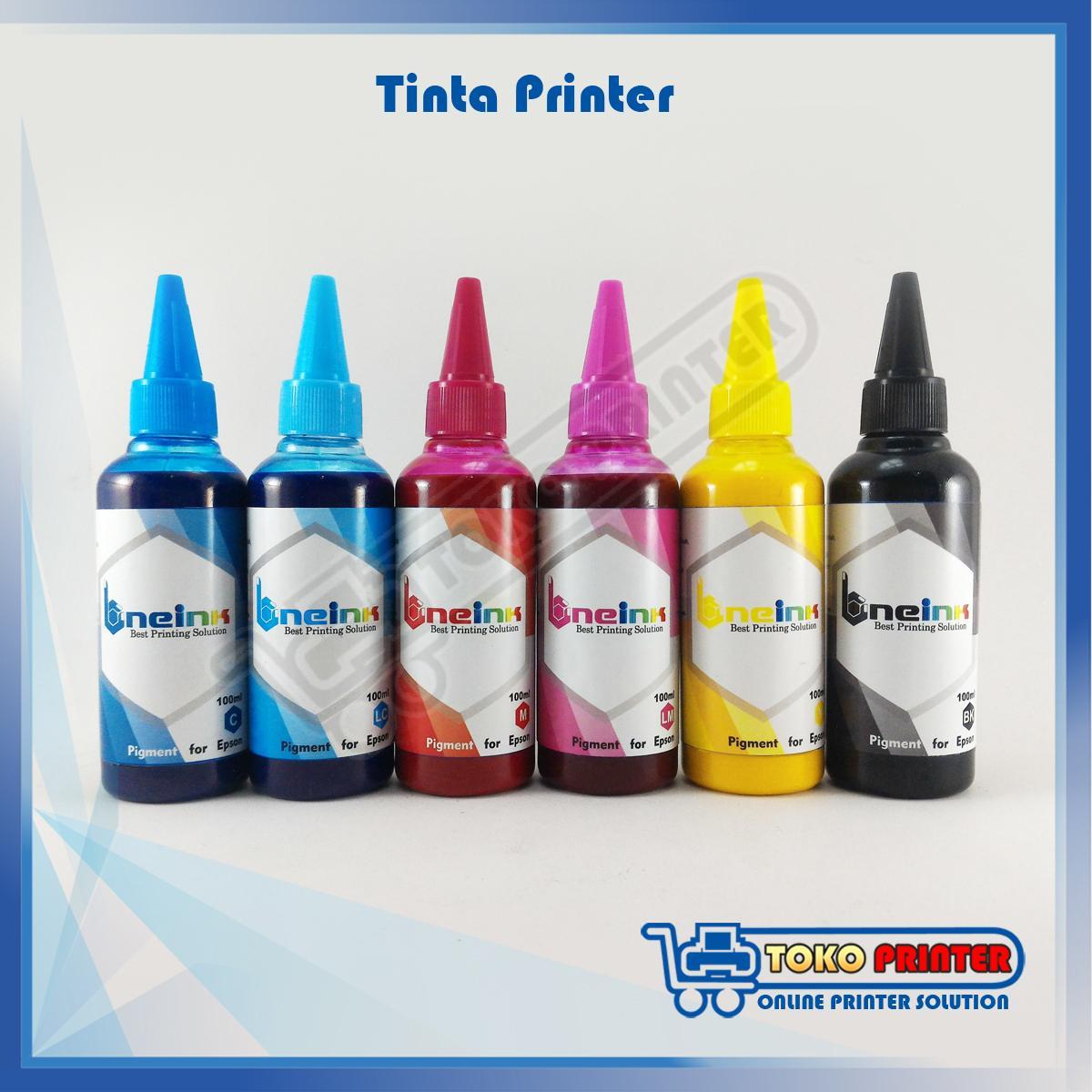 Tinta Pigment One Ink Epson (1 Set 6 Warna)
