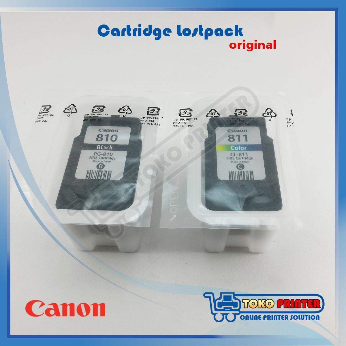 Cartridge Canon PG-810 + CL-811 New Tanpa Kardus