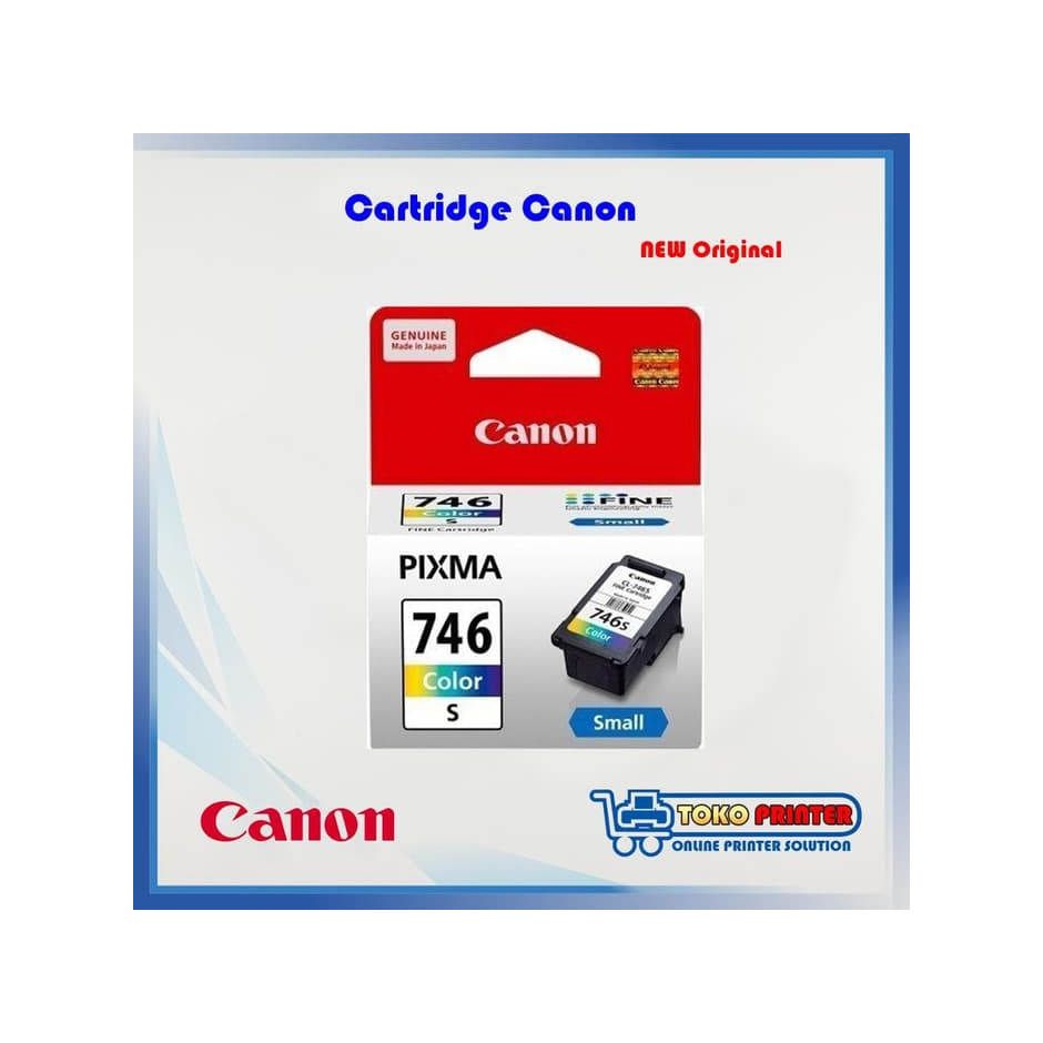 Cartridge Canon CL-746 Color Small NEW Original - Catridge CL746 Warna