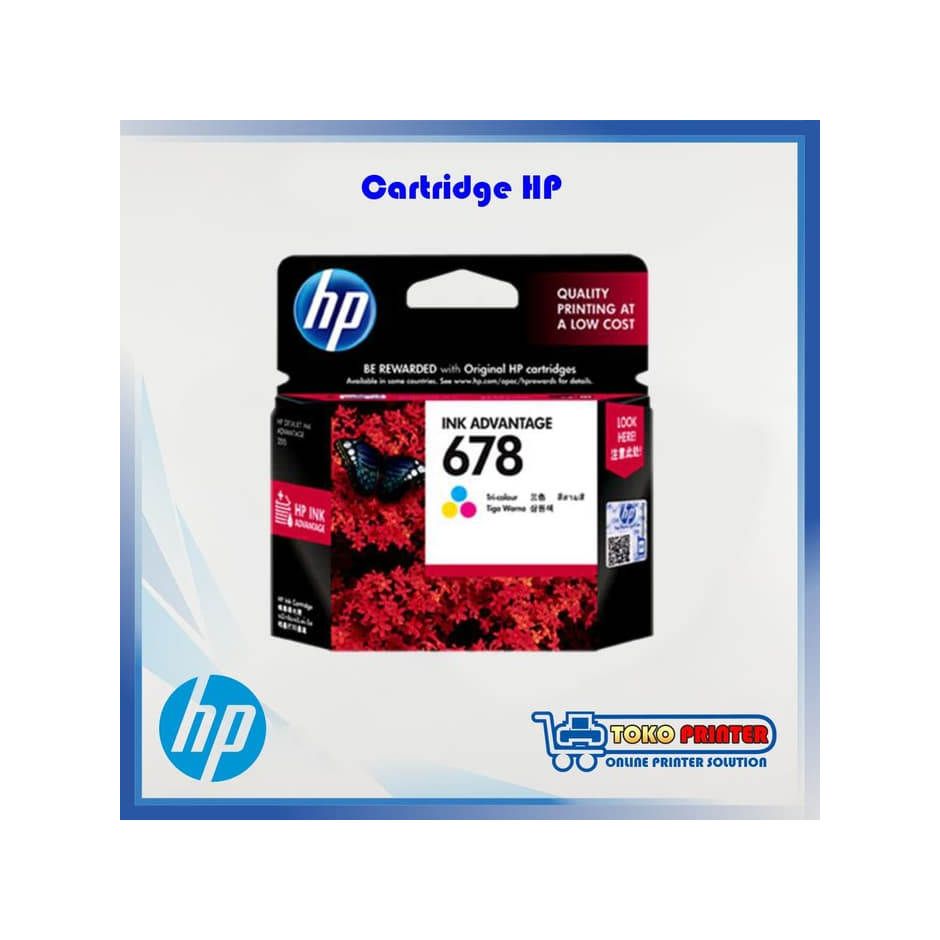 Cartridge HP 678 Color / Catridge HP678 Warna