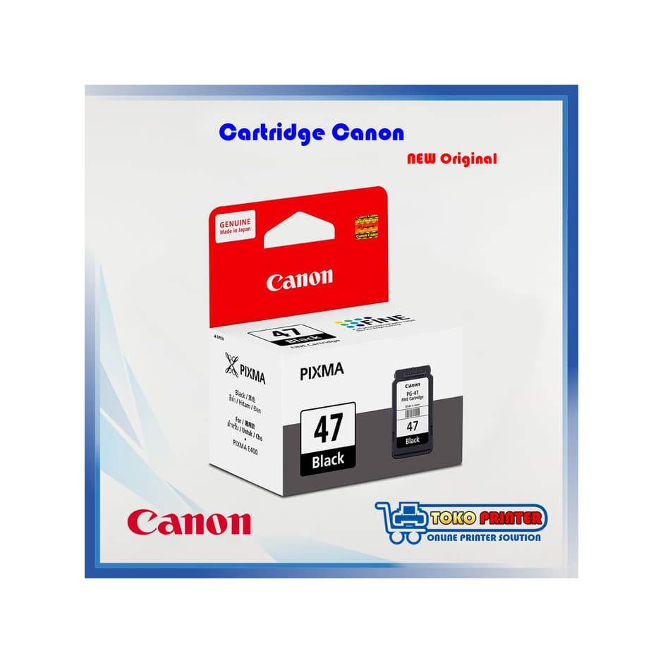 Cartridge Canon Printer E400, E410 Black Catridge PG-47 NEW