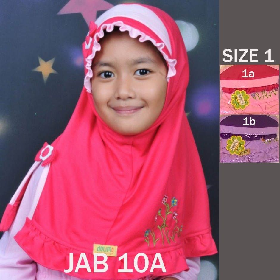 Jilbab Anak Delima Jab 10a