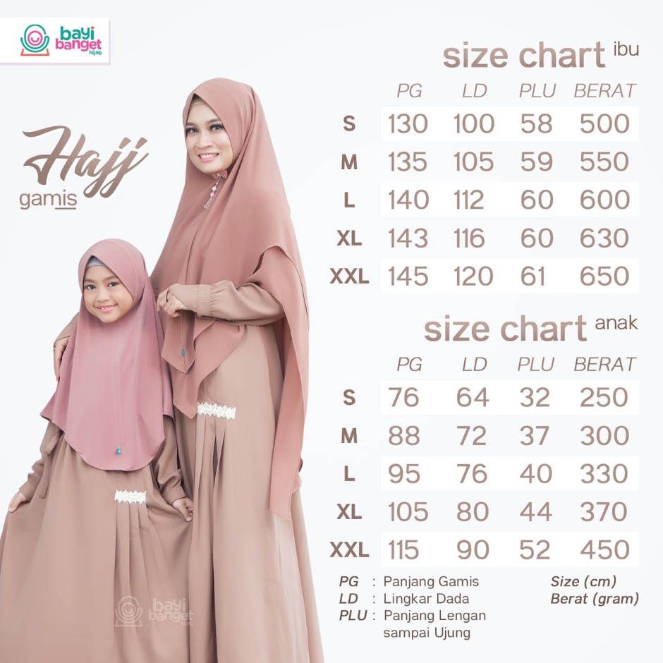 Gamis Anak  HAJJ BLACK By Bayi  Banget  Hijab 