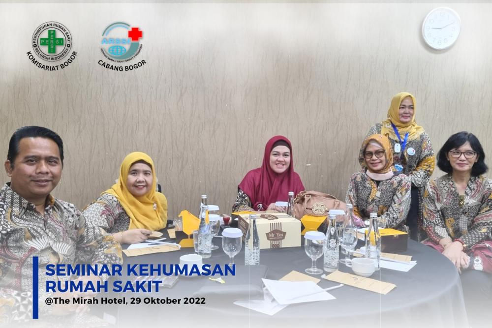ARSSI Cabang Bogor-Seminar Kehumasan Rumah Sakit 29 Okt 2022