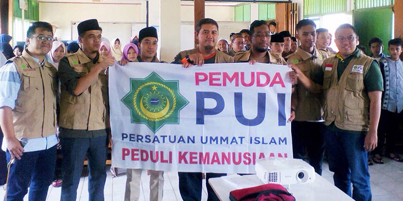 Pelepasan Tim Relawan Pemuda PUI Peduli Kemanusiaan ke Pidie Jaya Aceh