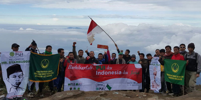 Pemuda PUI Pusat lakukan pendakian Gunung Ciremai