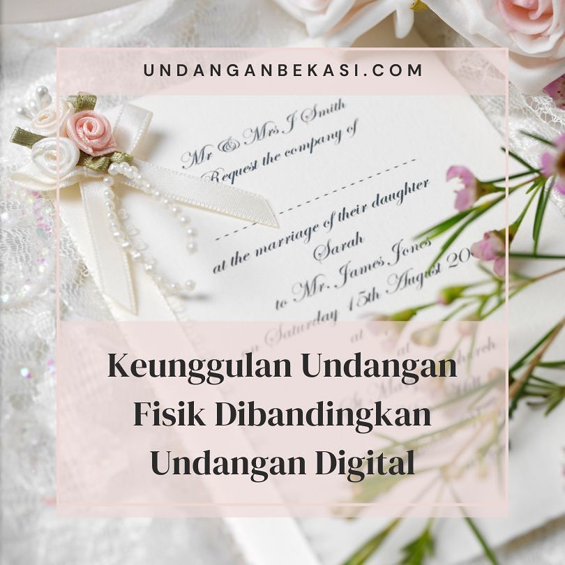 Keunggulan Undangan Fisik Dibandingkan Undangan Digital