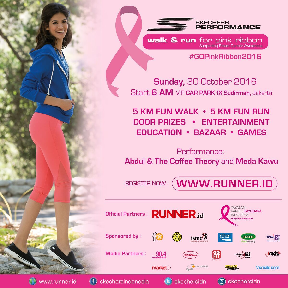 SKECHERS WALK AND RUN FOR PINK RIBBON - Supporting Breast Cancer Awareness