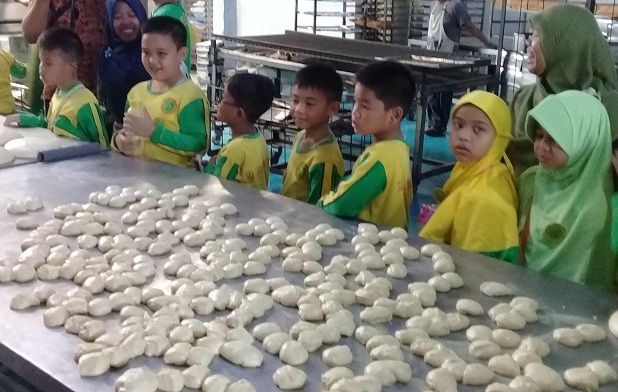 Kunjungan Al Kindi Ke pabrik roti