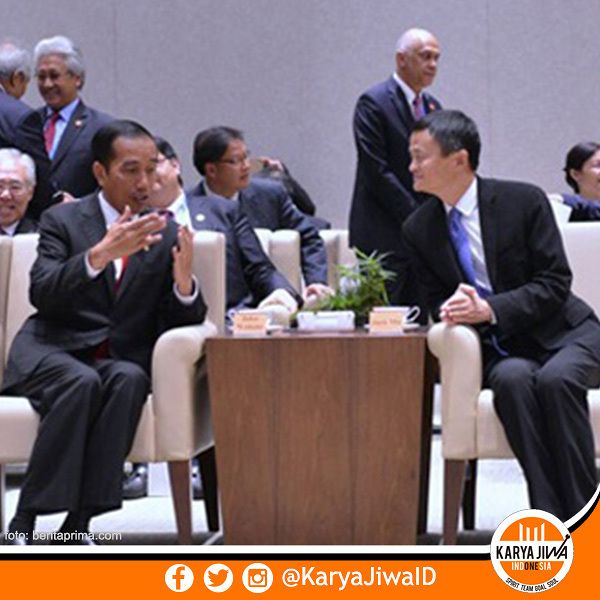 Jack Ma memberikan resep SUKSESnya kepada Presiden Indonesia