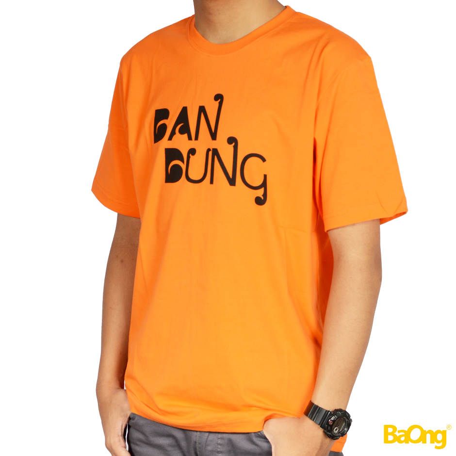 Kaos Bandung Baong BDO Orange